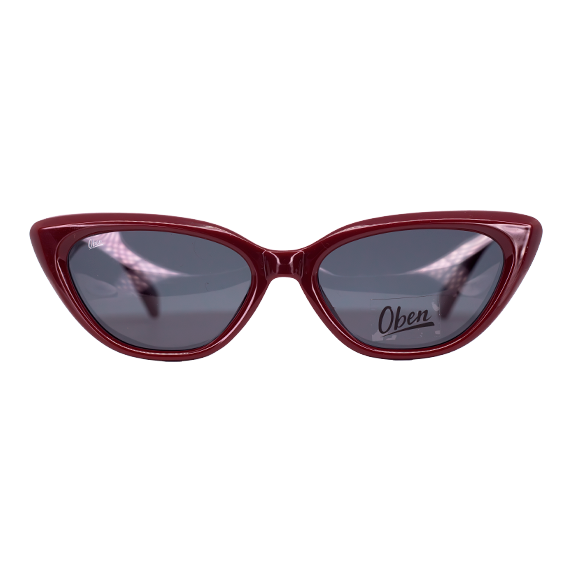 LENTES DE SOL OBEN DE ACETATO COLOR VINO – SOL-09