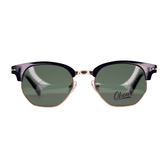LENTES DE SOL OBEN DE METAL COLOR NEGRO – SOL-12