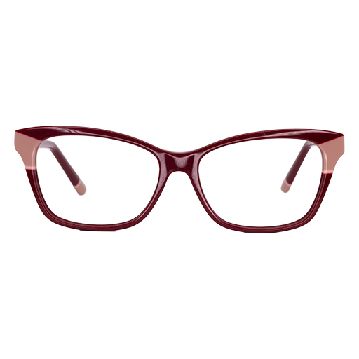 LENTES GERONA DE ACETATO COLOR VINO – GER CR – 02
