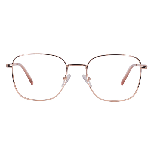 LENTES GLOOWY DE METAL COLOR ORO ROSA – GLW CR – 01