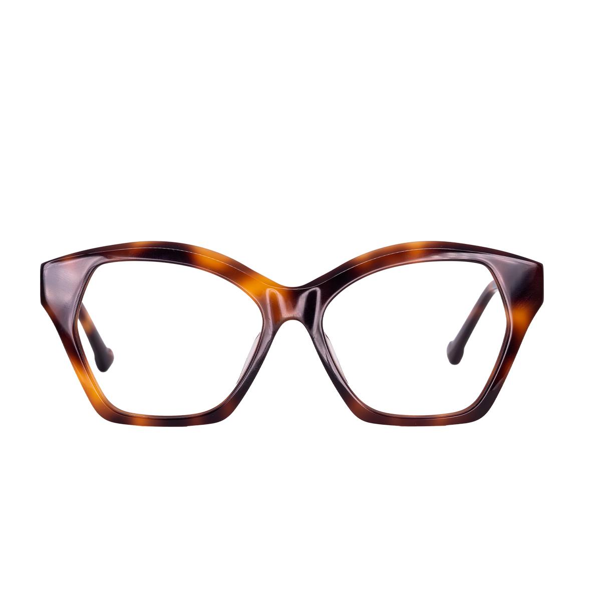 LENTES GERONA DE ACETATO COLOR DEMI/ROJO – GER FS- 002