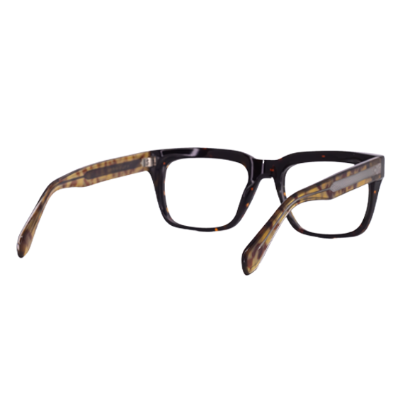 LENTES GERONA GLAM DE ACETATO COLOR NEGRO/DEMI - GER FS- 003 - Vista 4