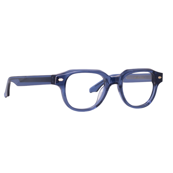 LENTES GERONA GLAM DE ACETATO COLOR AZUL/CRISTAL - GER FS- 007 - Vista 2