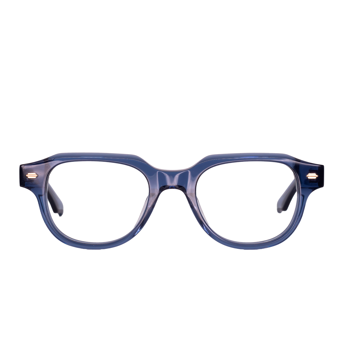 LENTES GERONA DE ACETATO COLOR AZUL/CRISTAL – GER FS- 007