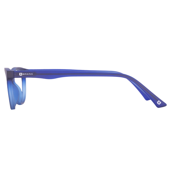 LENTES BRANA DE PASTA COLOR AZUL/CRISTAL - BRN-098 - Vista 3