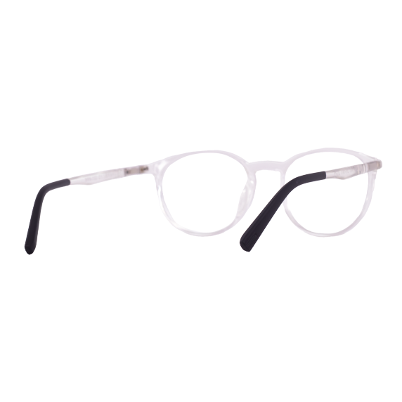 LENTES BRANA DE PASTA COLOR CRISTAL/NEGRO - BRN-102 - Vista 4