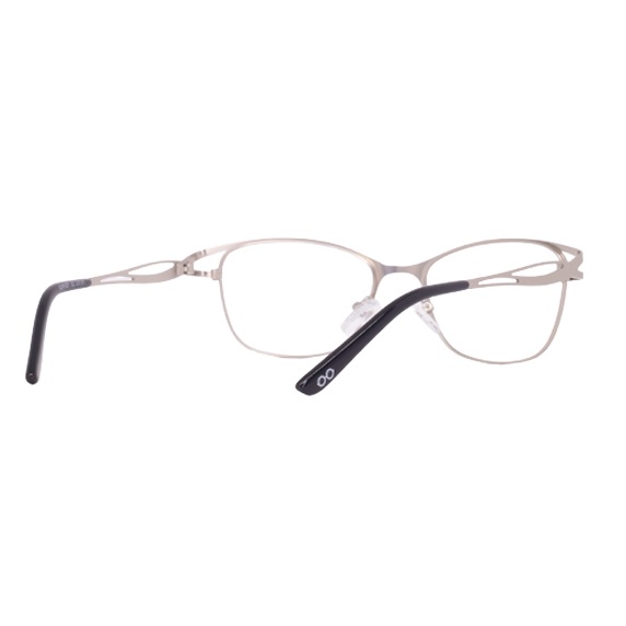 LENTES GLOOWY DE METAL COLOR PLATA/NEGRO - GLW - 027 - Vista 4