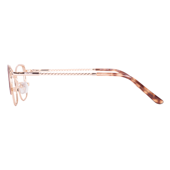 LENTES GLOOWY DE METAL COLOR DORADO CAREY- GLW - 029 - Vista 3