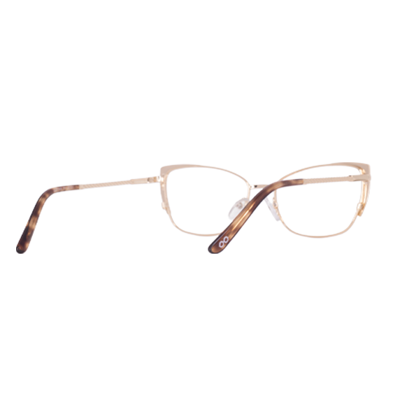 LENTES GLOOWY DE METAL COLOR DORADO CAREY- GLW - 029 - Vista 4