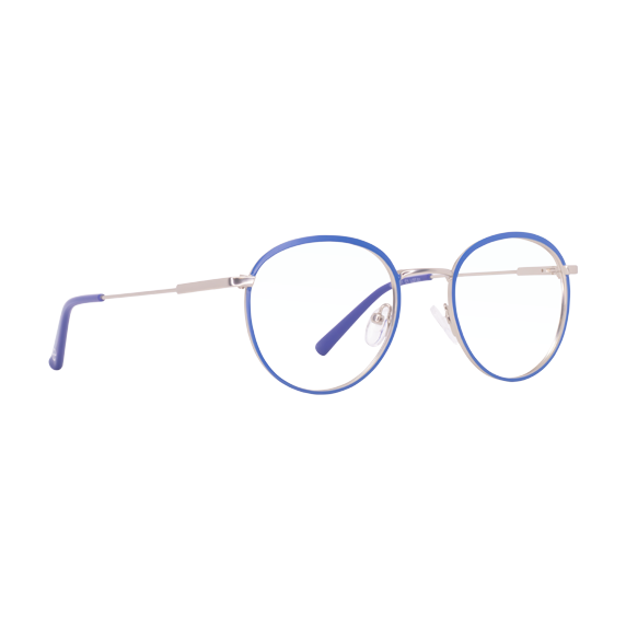 LENTES GLOOWY DE METAL COLOR AZUL/PLATA - GLW - 031 - Vista 2