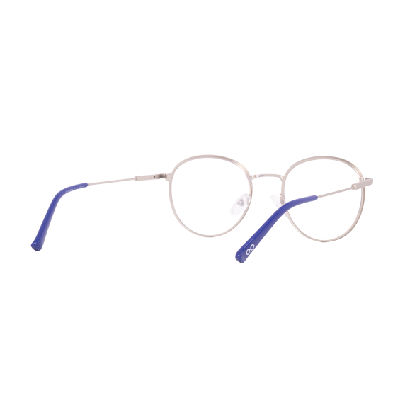 LENTES GLOOWY DE METAL COLOR AZUL/PLATA - GLW - 031 - Vista 4