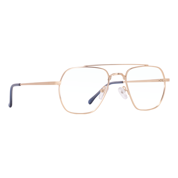 LENTES HAZEN DE METAL COLOR DORADO/AZUL - HZN - 040 - Vista 2