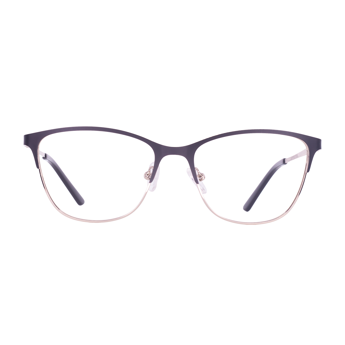 LENTES GERONA DE METAL COLOR NEGRO DORADO- GER- 037 - Vista 1