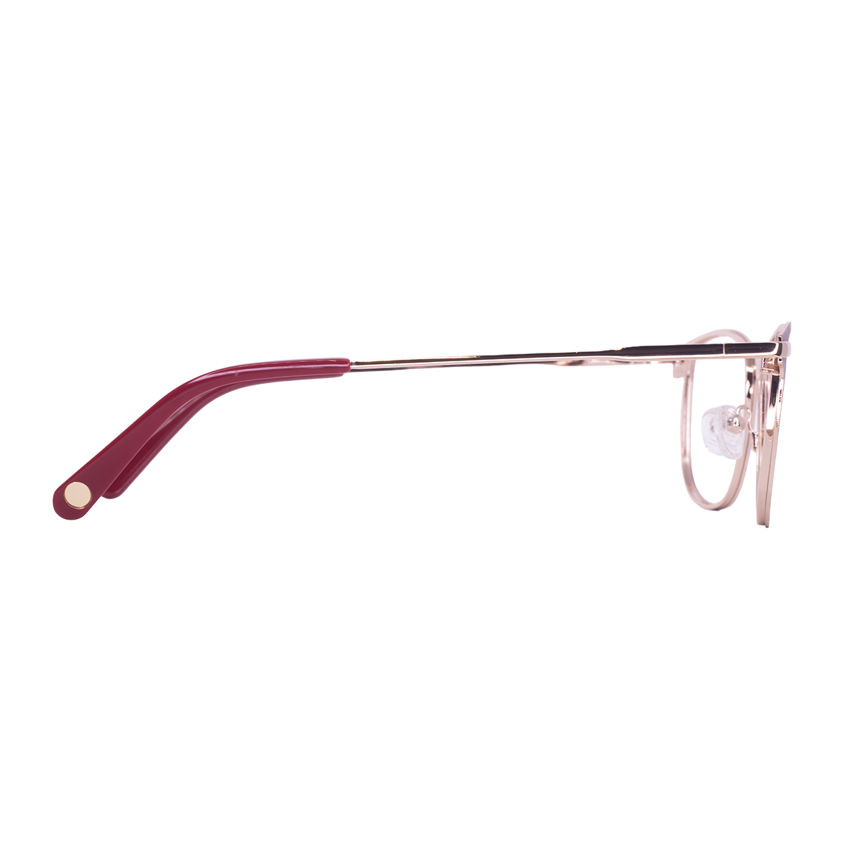 LENTES GERONA DE METAL COLOR VINO- GER- 034 - Vista 2