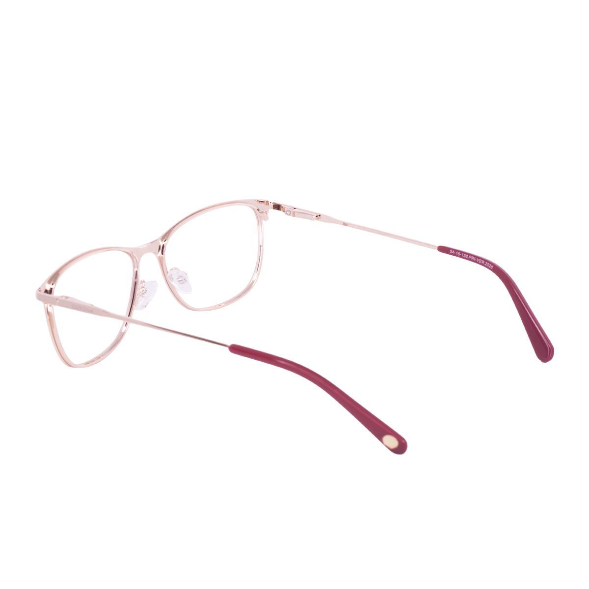 LENTES GERONA DE METAL COLOR VINO- GER- 034 - Vista 3