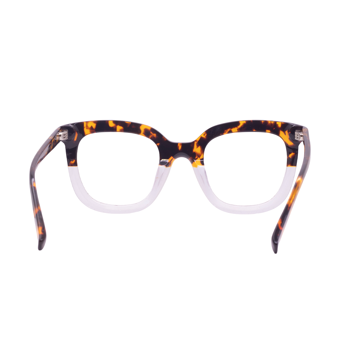 LENTES GERONA GLAM DE ACETATO COLOR CRISTAL CAREY- GER FS- 001 - Vista 4