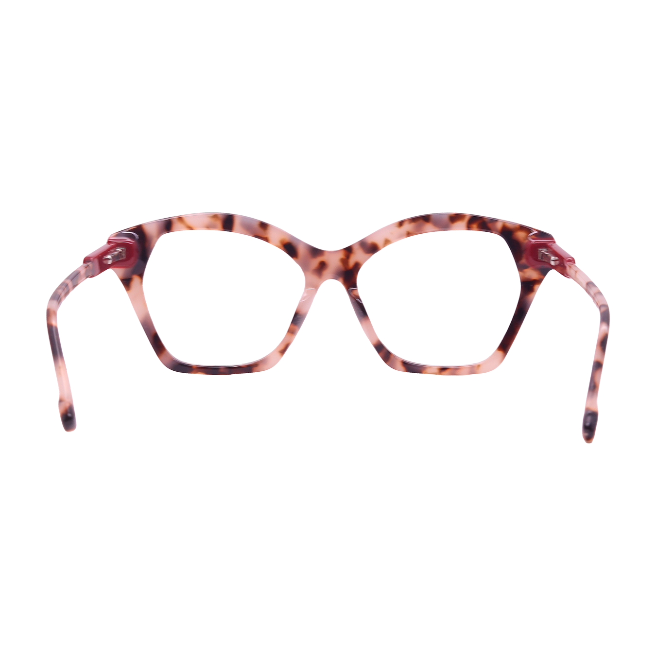 LENTES GERONA GLAM DE ACETATO COLOR DEMI BEIGE- GER FS- 002 - Vista 4