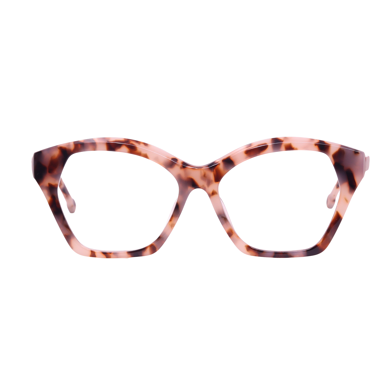 LENTES GERONA GLAM DE ACETATO COLOR DEMI BEIGE- GER FS- 002 - Vista 1