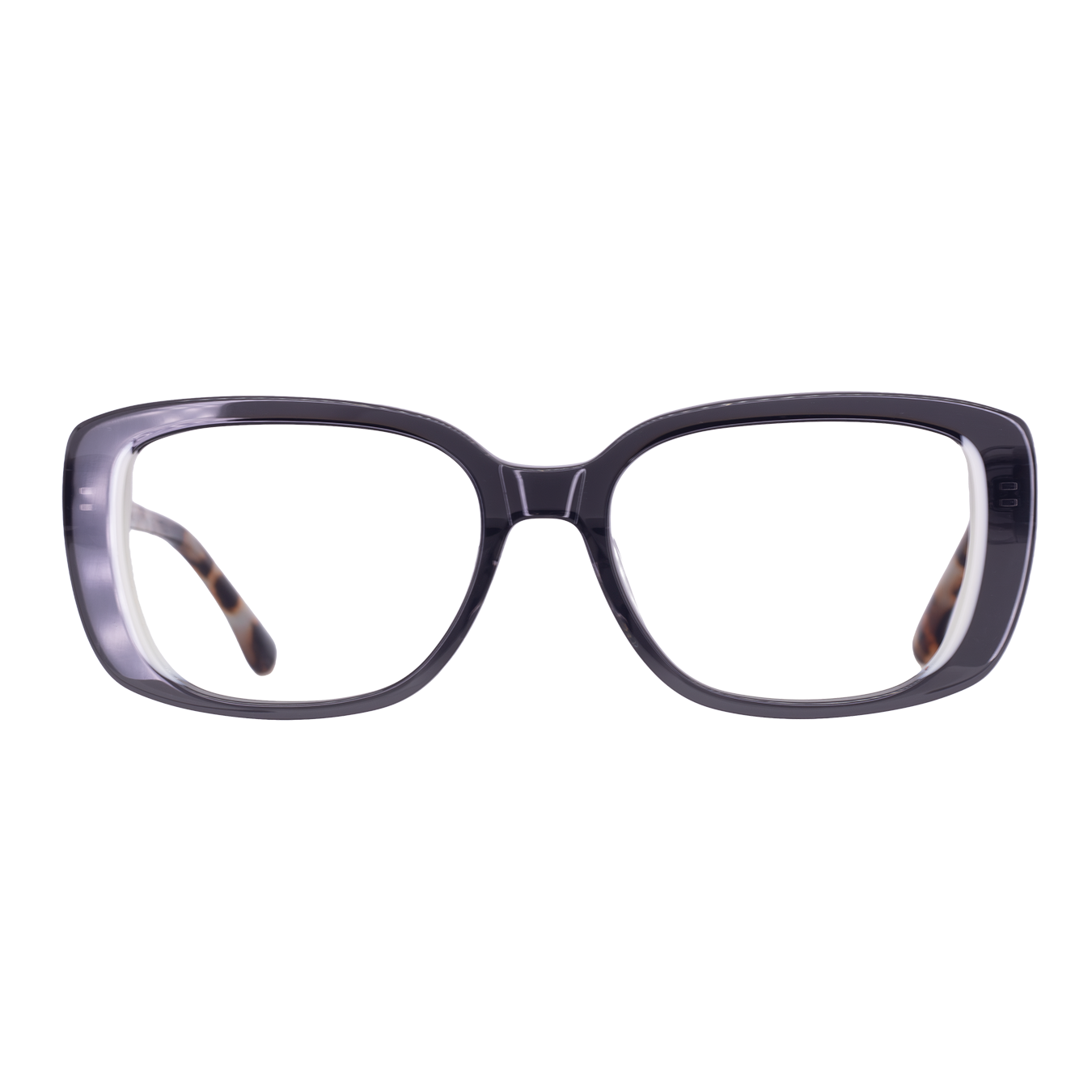 LENTES GERONA GLAM DE ACETATO COLOR NEGRO CRISTAL- GER FS- 005 - Vista 1