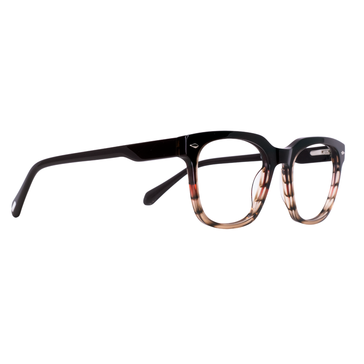 LENTES OBEN DE ACETATO COLOR DEMI CAFE- OBE- 048 - Vista 4