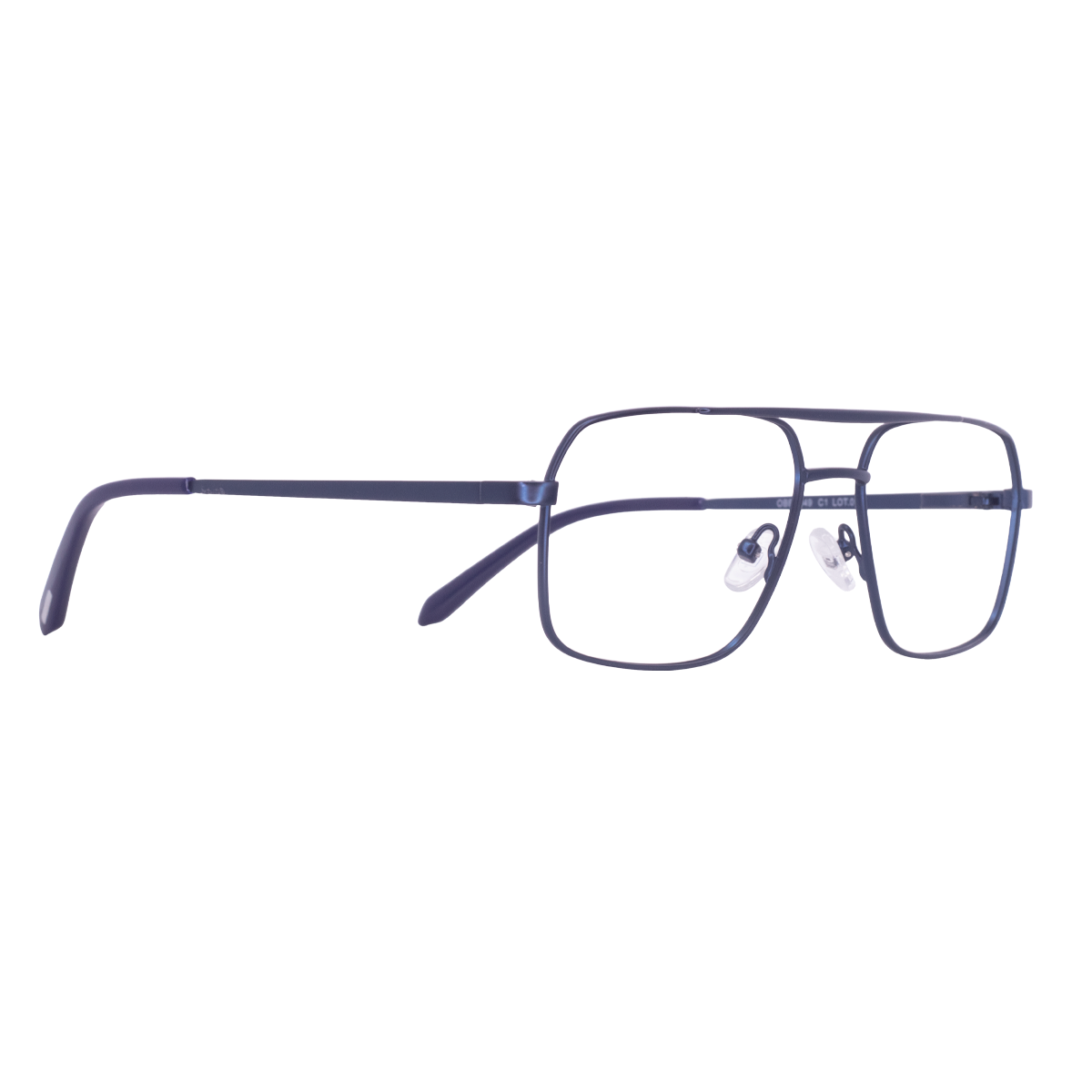 LENTES OBEN DE METAL COLOR AZUL MARINO- OBE- 049 - Vista 4