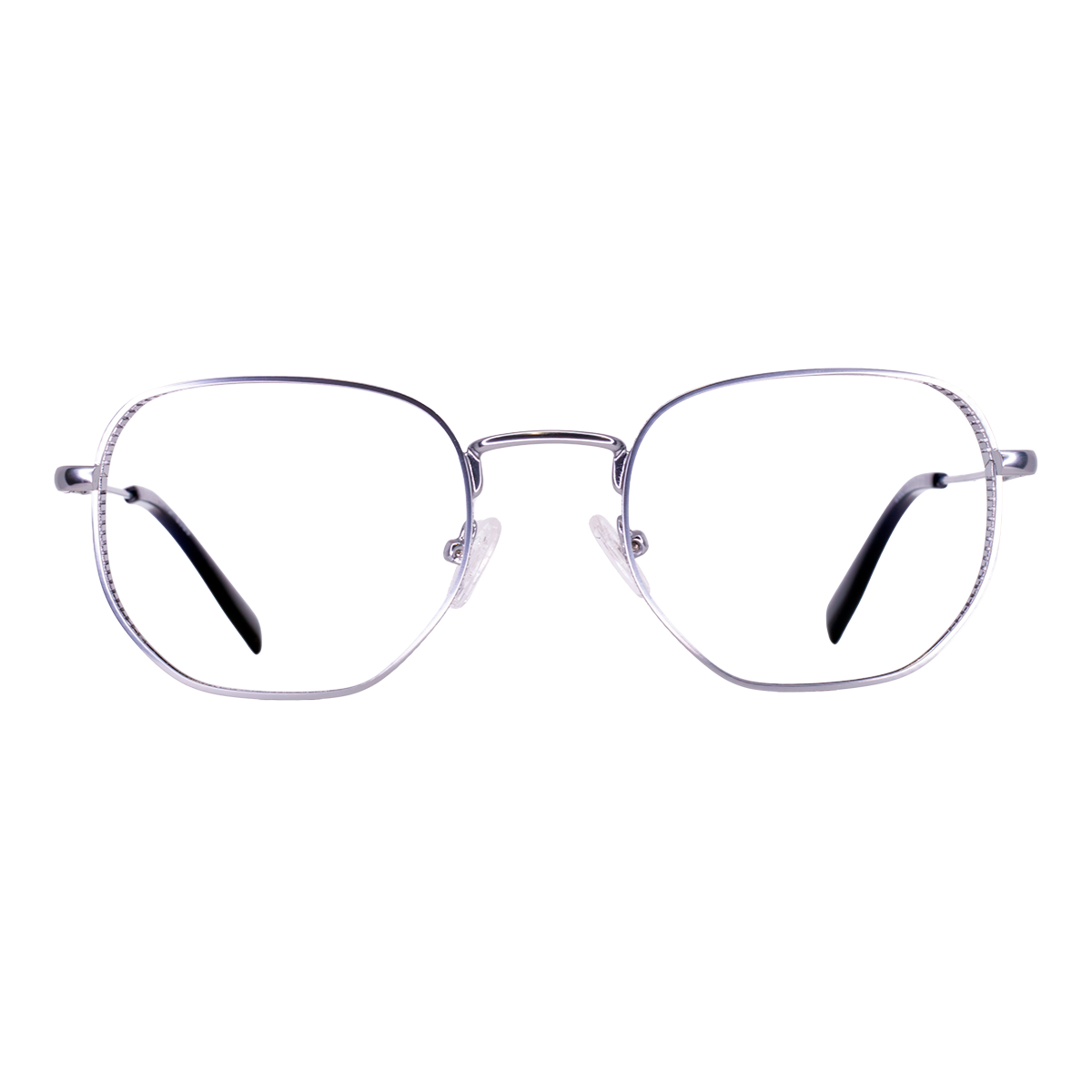 LENTES OBEN DE PASTA COLOR PLATA- OBE- 050 - Vista 1
