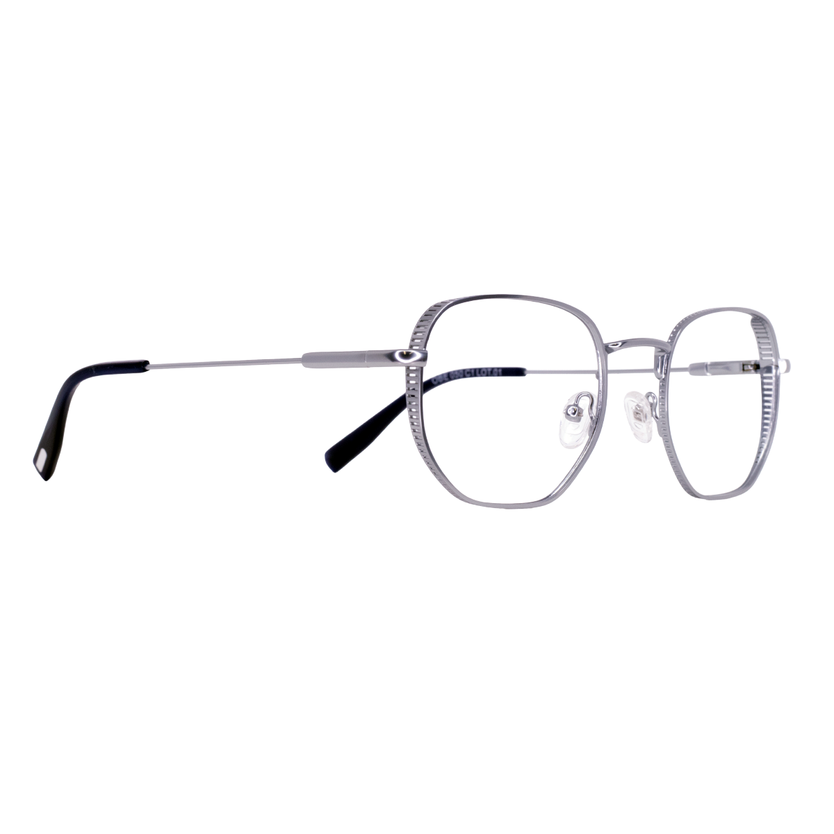 LENTES OBEN DE PASTA COLOR PLATA- OBE- 050 - Vista 2
