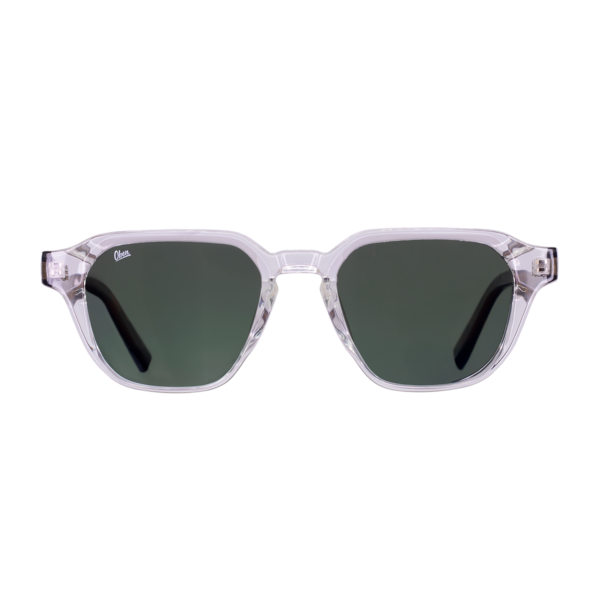 LENTES DE SOL OBEN DE PASTA COLOR CRISTAL- SOL-014 - Vista 1