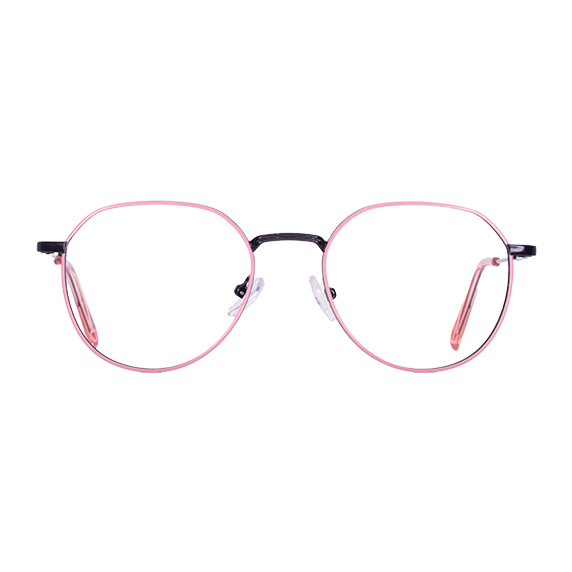 LENTES HAZEN DE METAL COLOR NEGRO/ ROSA- HZN CR-001 - Vista 1