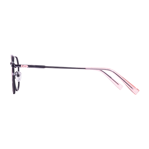 LENTES HAZEN DE METAL COLOR NEGRO/ ROSA- HZN CR-001 - Vista 3