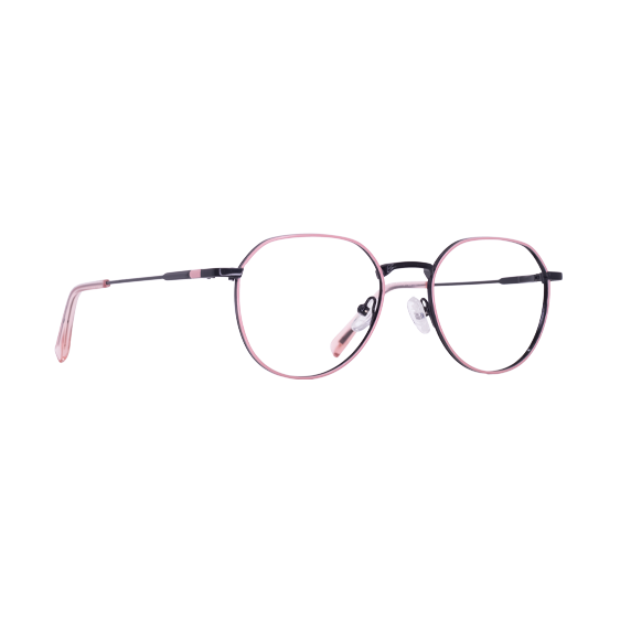 LENTES HAZEN DE METAL COLOR NEGRO/ ROSA- HZN CR-001 - Vista 2