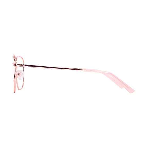 LENTES GLOOWY DE METAL COLOR DORADO/ ROSA-GLW CR- 001 - Vista 3