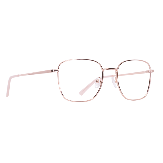LENTES GLOOWY DE METAL COLOR DORADO/ ROSA-GLW CR- 001 - Vista 2