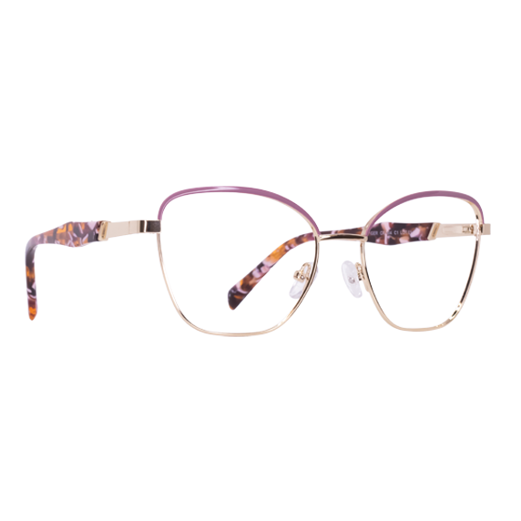 LENTES GERONA DE METAL COLOR DORADO/ DEMI ROJO- GER CR- 004 - Vista 2