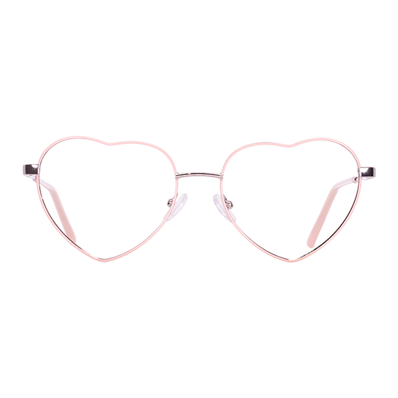 LENTES GLOOWY DE METAL COLOR ROSA/ PLATA-GLW CR- 004 - Vista 1