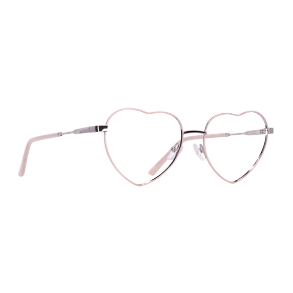 LENTES GLOOWY DE METAL COLOR ROSA/ PLATA-GLW CR- 004 - Vista 2