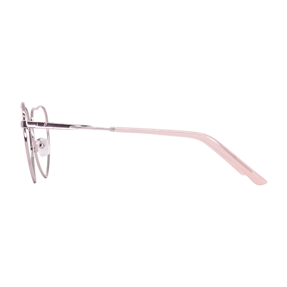 LENTES GLOOWY DE METAL COLOR ROSA/ PLATA-GLW CR- 004 - Vista 3