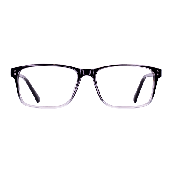 LENTES BRANA DE PLASTICO COLOR NEGRO/ CRISTAL- BRN CR- 002 - Vista 1