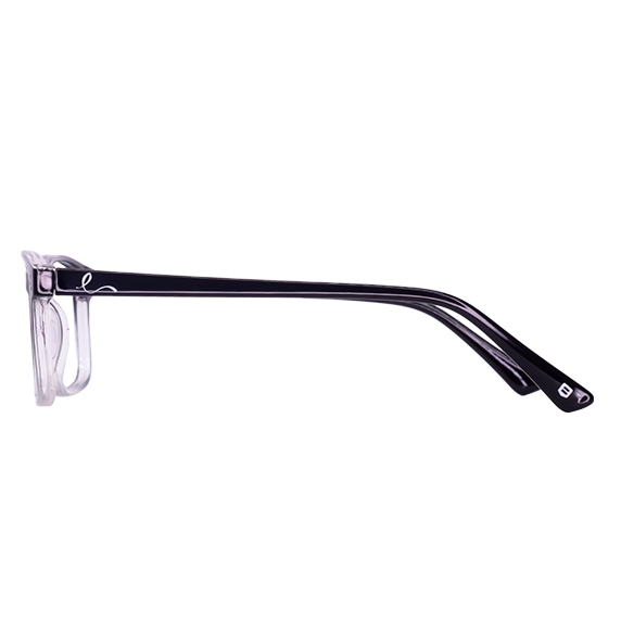 LENTES BRANA DE PLASTICO COLOR NEGRO/ CRISTAL- BRN CR- 002 - Vista 3